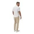 thumbnail image 5 of Mizzen+Main Leeward Wrinkle-Resistant Short-Sleeve Button-Up Performance Men's Dress Shirt with 4-Way Stretch, Trim Fit (White Solid, X-Large), 5 of 7