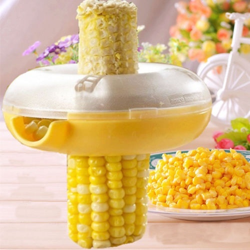 1 x Corn Stripper Cob Peeler Quickly Kernel Thresher Remover Home Kitchen Tool