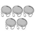 thumbnail image 4 of Anillo de joyería abierta de acero inoxidable de 5 piezas anillo de joyería ajustable joya de bricolaje en blanco anillo, 4 of 5