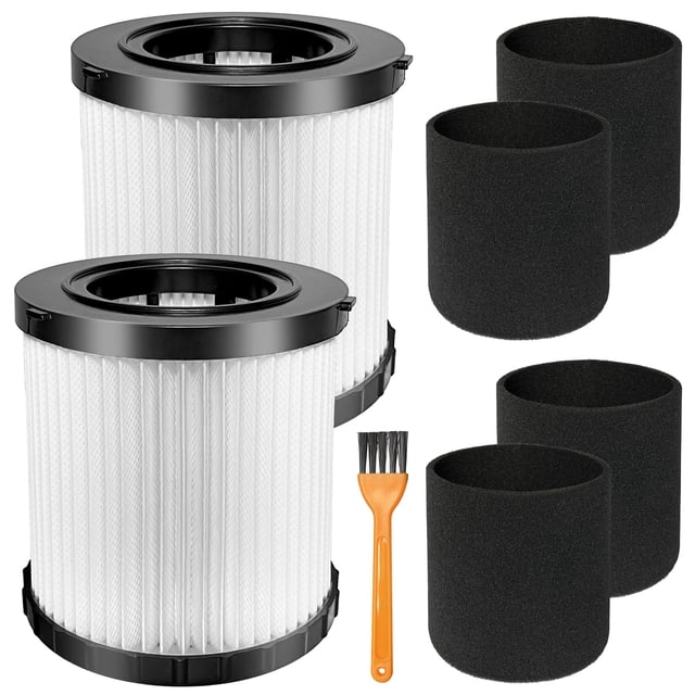 Paquete de 2 filtros HEPA compatibles con DEWALT DCV580H, DCV581H