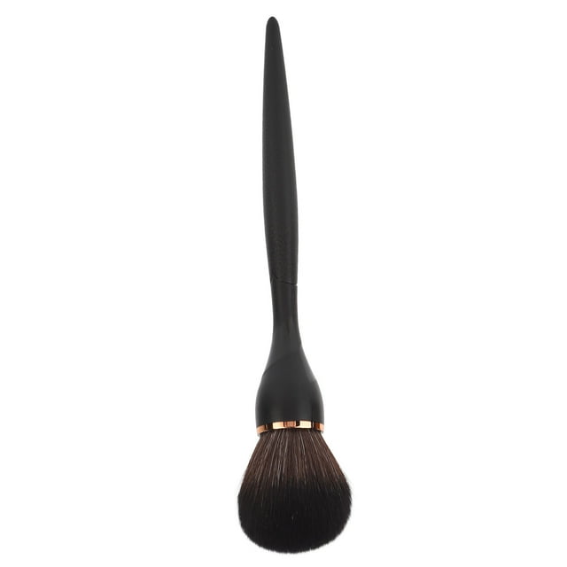 Loose Powder Blush, Ergonomic Synthetic Fiber Safe Blush Brush For Home Travel For Makeup Artist Black