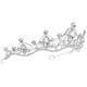 thumbnail image 4 of KAKOWELY Corona de tiara de boda, tocado de novia, diadema de diamantes de imitación, diadema de novia, decoración para el cabello de novia, 4 of 5