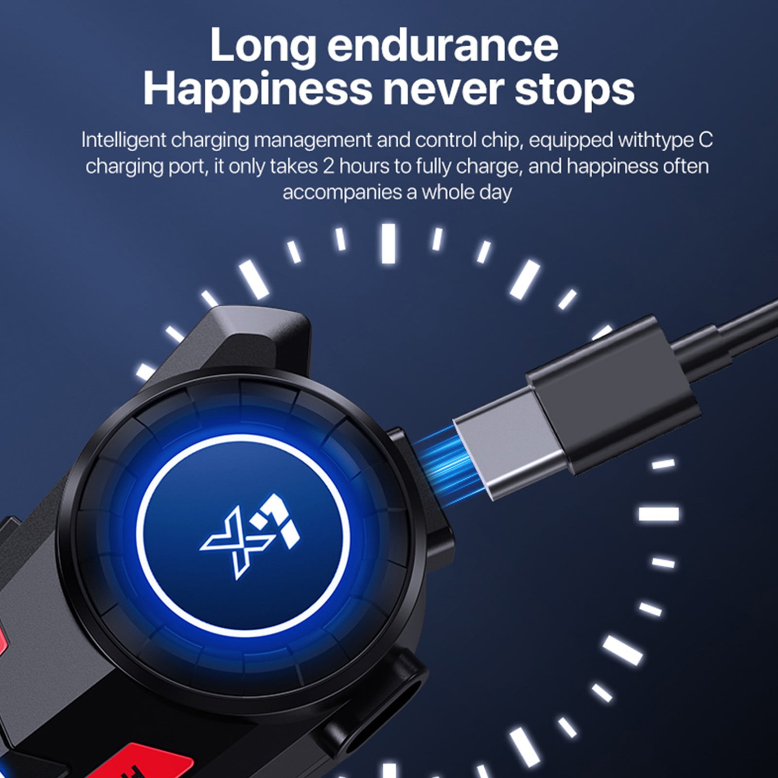 ZFYXGS Wireless Earbuds with Noise Cancelling Waterproof, Motorcycle Helmet Bluetooth Headphones