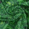 thumbnail image 5 of Ambesonne Abstract Green Window Valance, Irish Swirl Shamrock, 54" X 18", Green Emerald, 5 of 5