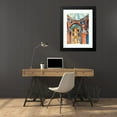 thumbnail image 4 of Thomas La Farge 18x24 Black Modern Framed Museum Art Print Titled - Church Interior, 4 of 5