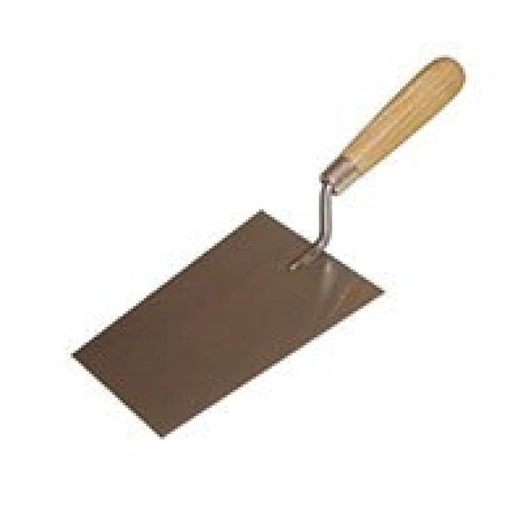 Bon 13-309 7-Inch Stainless Steel Bucket Trowel, Wood Handle