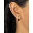 thumbnail image 2 of PalmBeach Jewelry Round Simulated Birthstone Solitaire Necklace and Earring Set in Goldtone 18", 2 of 3