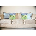 thumbnail image 2 of Betsy Drake Front Yard Garden No Cord Pillow 18x18, 2 of 2