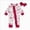 A79--Red, variant on 3-6 Months Infant One-Piece Romper Baby Girls Bodysuits With Cute Bow Prints Long Sleeve Sleeper Jumpsuit Red Newborn Gift