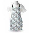 thumbnail image 3 of American Football Apron Sketchy Style Safety Protection Vintage Pattern American Athletics, Unisex Kitchen Bib Apron with Adjustable Neck for Cooking Baking Gardening, Aqua Grey Cream, by Ambesonne, 3 of 3