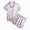 Y042-Purple, variant on Zuwimk Halloween Pajamas Girls Cute Funny Print Pjs Sets Short Sleeve Button Down Shirts and Shorts Sleepwear,Y042-Light Purple