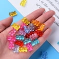 Transparent Acrylic Beads Bear Mixed Color - Walmart.com