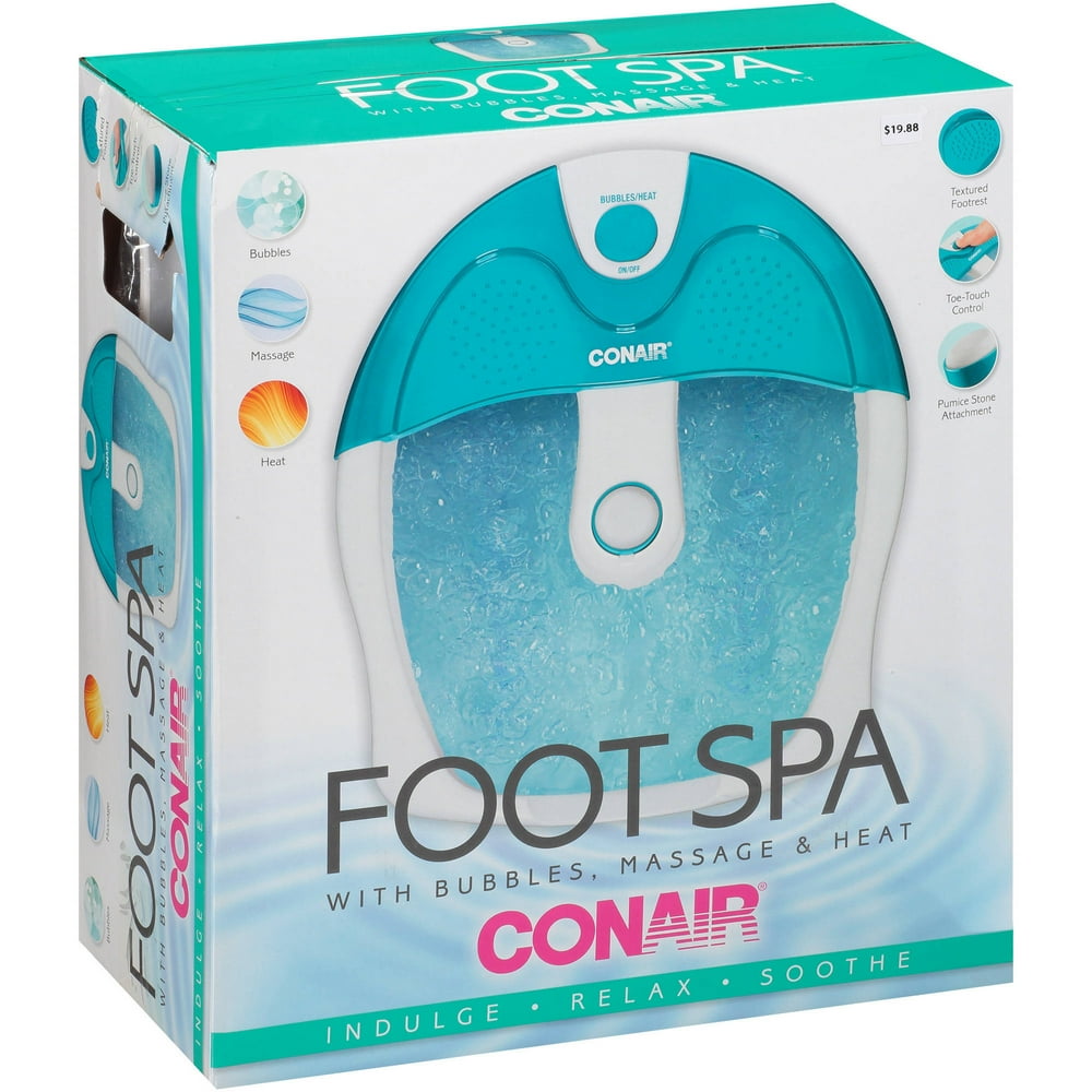 Conair Foot Spa with Bubbles, Massage & Heat