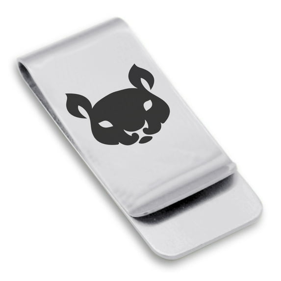 Stainless Steel Year of the Rat Zodiac Classic Slim Money Clip Credit Card Holder