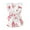 Pink, variant on TIWEKE Newborn Onesies Boy,Boys Girls Fly Sleeve Ruffles Floral Prints Romper Jumpsuit Bodysuits Clothes,Size 18-24 Months