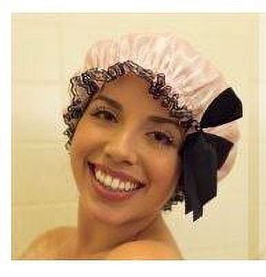 Morning Glamour Mint Shower Cap