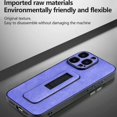 thumbnail image 3 of Premium Leather Phone Case With Sliding Bracket For Iphone 15 Series, iPhone 14, 3 of 6