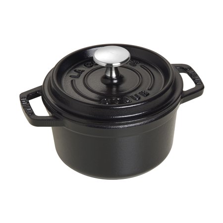 UPC 872078000097 product image for Staub Cast Iron 0.75-qt Round Cocotte - Matte Black | upcitemdb.com