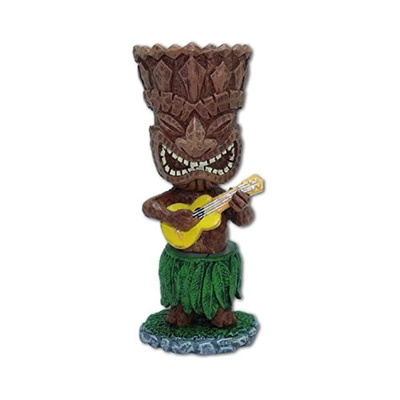 Muñeca hawaiana en miniatura KC Hawaii Tiki con ukelele