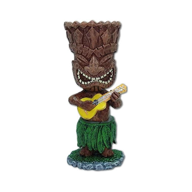 Muñeca hawaiana en miniatura KC Hawaii Tiki con ukelele