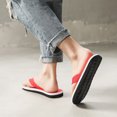 thumbnail image 5 of Mens Flip Flops Arch Support Summer Comfortable Slip On Lightweight Flat Indoor Outdoor Beach Casual Walking Party Vacation Open Toe Sandals for Men, 5 of 8