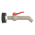 thumbnail image 1 of Water  Valve Connector, 60mm Inlet Dia IBC  Tap Adapter Fittings With Screw  For Fuel For Oil, 1 of 8