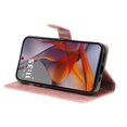 thumbnail image 5 of Wallet Case for Motorola MOTO G75 5G Flip Cover with Card Slots, Magnetic Stand & Strap Pink, 5 of 5