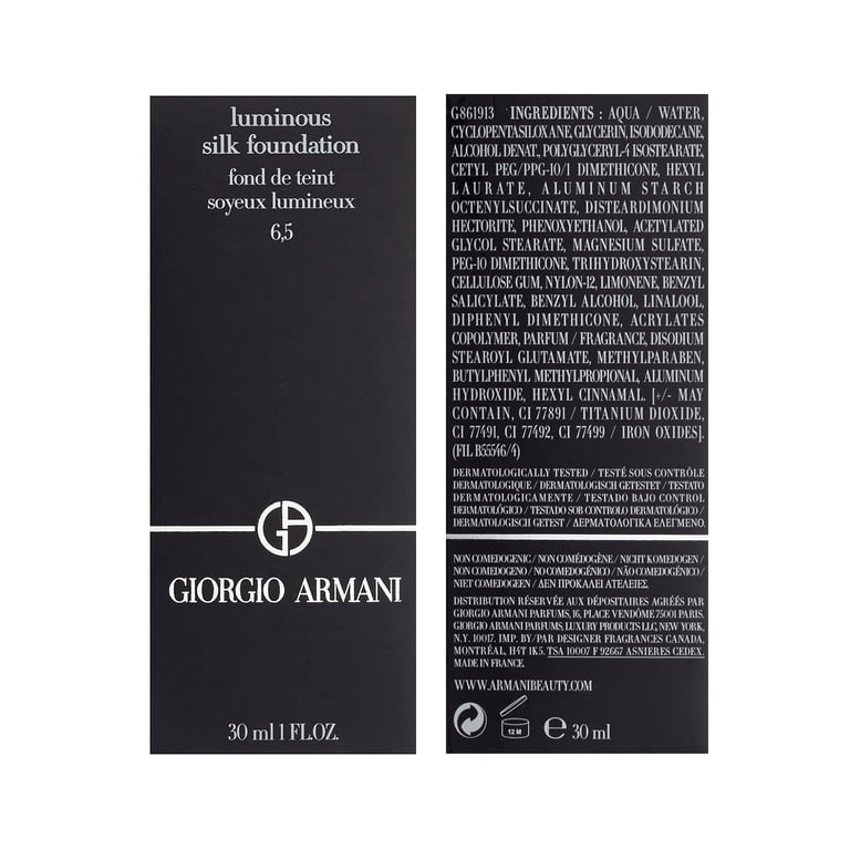 giorgio armani luminous silk non comedogenic