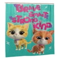 thumbnail image 2 of Super Kitties Shower Curtains for Bathroom, Kids Shower Curtain Sets Waterproof Fabric Cloth Bath Curtains with 12 Hooks 72x72 inch, 2 of 7