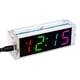 thumbnail image 1 of Colorful Digital Clock Electronic Kit DIY Parts Component Set Electronic Clock Welding Making Experiment Kit, 1 of 5
