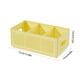 thumbnail image 3 of Cesta de almacenamiento de escritorio Organizador de plástico | Contenedor de almacenamiento plegable de gran capacidad para oficina, refrigerio, juguete, cocina | Apilable, Transpirable, Asas |, 3 of 6