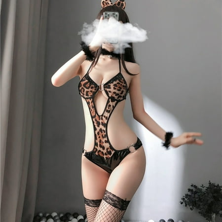 

UDAXB Lingerie Women Sexy Lingerie Lace Babydoll G-String Thong Stocking Underwear Nightwear