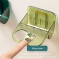 thumbnail image 3 of Advancent Estante de baño montado en la pared para el hogar, Hotel, oficina, baño, dormitorio, cocina, inodoro, a mano, soporte Juegos de accesorios de baño Verde oscuro, 3 of 6