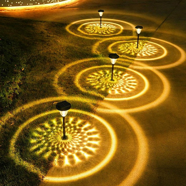 Dvkptbk Solar Light Outdoor Water-Resitant LED Lighting Solar Powered Outdoor Lights Solar Garden Lights for Patio Yard 1Pack Lighting & Ceiling