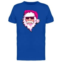 Party Santa Claus Pink T-Shirt Men -Image by Shutterstock, Male XX-Large