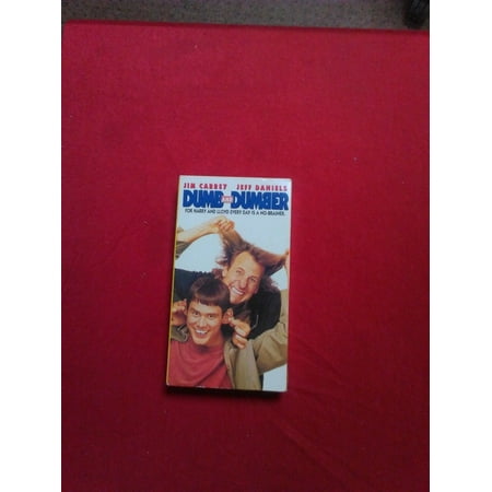DUMB AND DUMBER (VHS) Jim Carrey, Jeff Daniels/Collectable