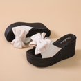 thumbnail image 2 of Zapatillas Gao Jinjia cómodas de cuña Con personalidad sandalias plataforma lazo deslizantes 35, 2 of 2