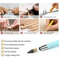 thumbnail image 4 of LAICAIW 5 PCS Inkless Pencil, Infinity pencil, Reusable Everlasting Pencil, Replaceable Nib Inkless Pencil for Writing, Drawing, Drafting, Students Home Office School Supplies（Macaron）, 4 of 7