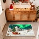 thumbnail image 4 of Seyotauo Christmas Decor 3D Stereoscopic Embroidery Carpet - 24 x16 inch Polyester Xmas Decor Indoor Outdoor, Absorbent Nonslip Dirt Proof Washable Foot Mat for Entryway Kitchen Bathroom Porch Patio, 4 of 6