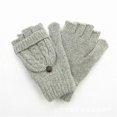 thumbnail image 1 of Womens Gloves & Mittens Wool Convertible Flip-top Gloves, 1 of 1