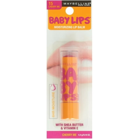 Maybelline Baby Lips Moisturizing Lip Balm , Cherry Me 0.15 (Best Lip Color For Me)