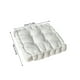 thumbnail image 3 of Cojín de piso de pana de grano de maíz | Almohada de asiento de tatami hecha a mano engrosada | Alfombra de silla multiusos | Forma de Tetragon | Acolchado de perlas | Soporte suave y duradero | 1, 3 of 6