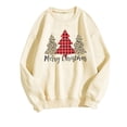 thumbnail image 1 of WEAIXIMIUNG Chandails en Molleton Grande Taille pour Femmes 3X Imprimé de Noël Décontracté à Manches Longues Pull Col Rond Sweat à Capuche, 1 of 4
