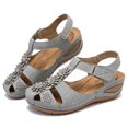 thumbnail image 3 of ZTTD Women's Ladies Girls Comfortable Ankle Hollow Round Toe Sandals Soft Sole Shoes, 3 of 8