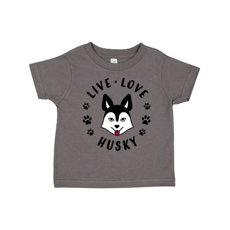 

Inktastic Live Love Husky Gift Toddler Boy or Toddler Girl T-Shirt