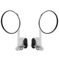 thumbnail image 4 of Motorcycle Rearview Mirror 360° Rotation Adjustable Handlebar Bracket for Retro Motorbikes, 4 of 9