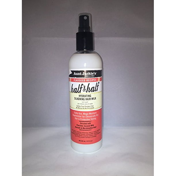 Aunt Jackie S Flaxseed Recipes Half Half Hydrating Silkening Hair Milk 12 Oz Pack Of 2 Walmart Com Walmart Com