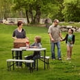 Lifetime Folding Picnic Table with Benches, 80373