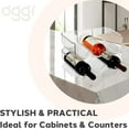 thumbnail image 3 of Oggi 3 Bottle Wine Rack Twin Pack - Hold 6 Bottles (12"x8"x4"), 3 of 8
