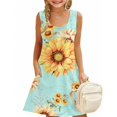 thumbnail image 2 of Robe Fille Enfants Robes d'Été pour Filles Robe d'Anniversaire Robe Arc-en-Ciel Tenues Bébé Fille 7-8 Ans, 2 of 7